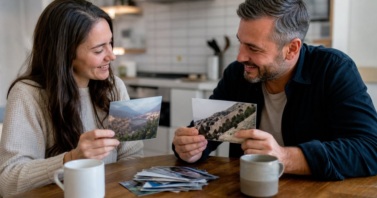 What should a photographer do when two clients disagree on gallery selections?